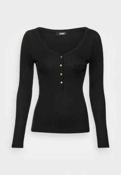 Zign Long Sleeved Top - Black
