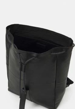 Zign LEATHER UNISEX - Rucksack - Black -Zign cb530a8aae9043539fbd0046f9f609a6