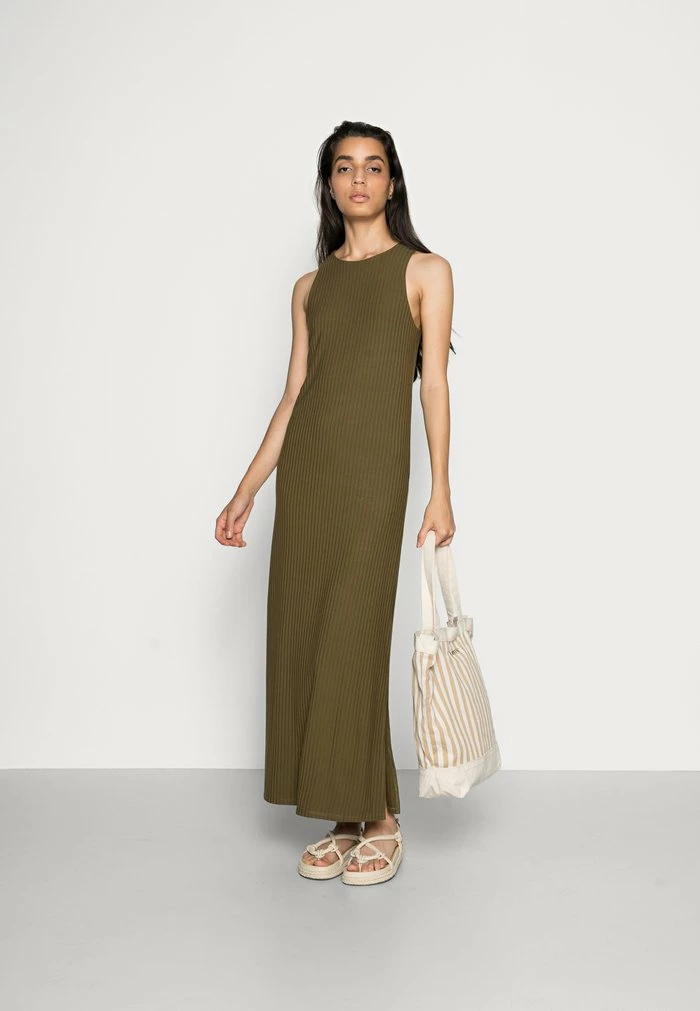 Zign RACER COLUMN MAXI DRESS - Maxi Dress - Khaki 4 Zign RACER COLUMN MAXI DRESS - Maxi Dress - Khaki - Image 2
