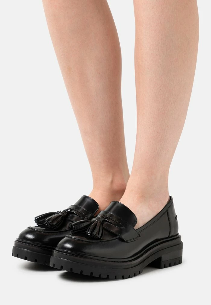 Zign LEATHER - Slip-ons - Black 3 Zign LEATHER - Slip-ons - Black