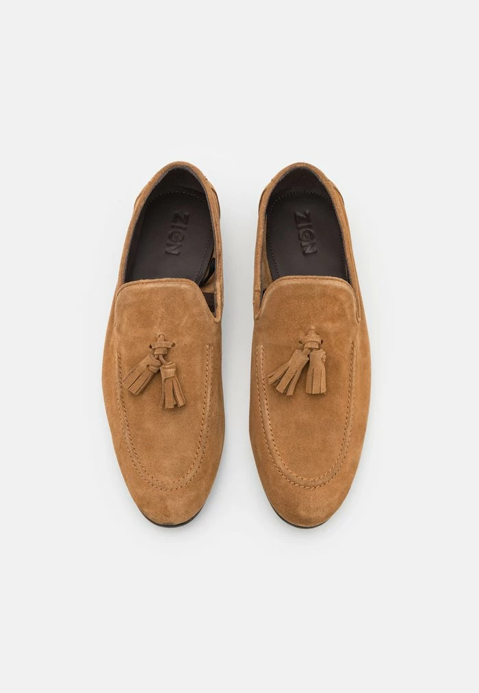 Zign LEATHER - Slip-ons - Cognac 6 Zign LEATHER - Slip-ons - Cognac - Image 4