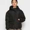 Zign SHORT OVERSIZE PUFFER - Winter Jacket - Black -Zign cd235e4724ba4f51ae0c1e9b5e1d87ec