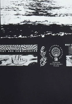 Zign UNISEX - Print T-shirt - Black -Zign cd3bdf5b2f894e1a8dc89e85e35e6bab