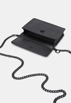 Zign LEATHER UNISEX - Across Body Bag - Black -Zign cd8ff8579d084608b04b612d0191e236