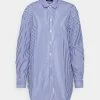 REDEZIGN - Button-down Blouse - Blue -Zign ce16964780fa4c92b95a4fd1d3396315