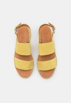 Zign LEATHER - Espadrilles - Yellow -Zign cfb835a524664909bf00cdae5596a24e