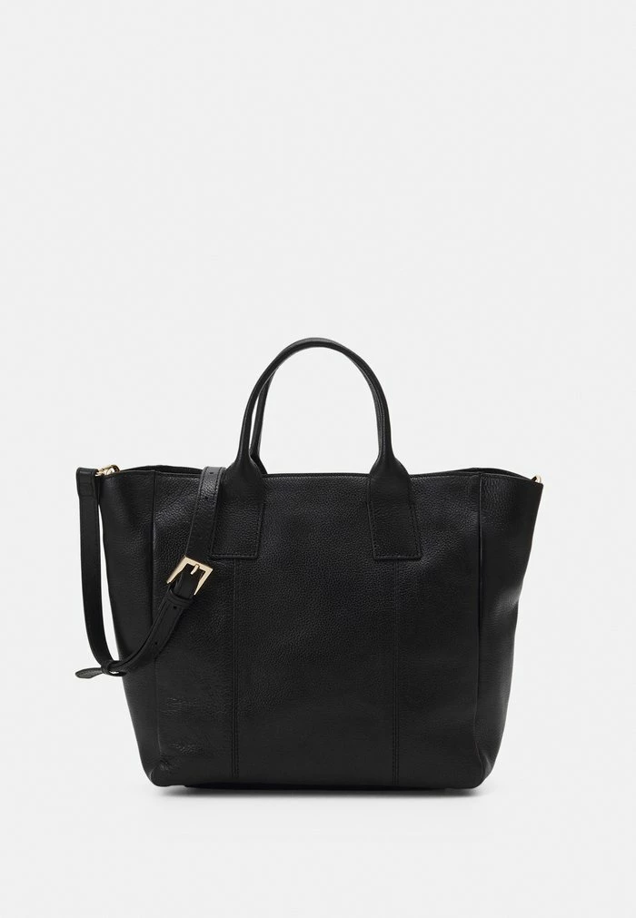 Zign LEATHER - Tote Bag - Black 3 Zign LEATHER - Tote Bag - Black