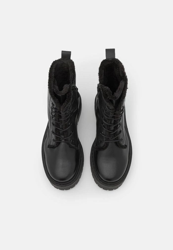 Zign WINTER BOOTIES LEATHER - Winter Boots - Black 8 Zign WINTER BOOTIES LEATHER - Winter Boots - Black - Image 6