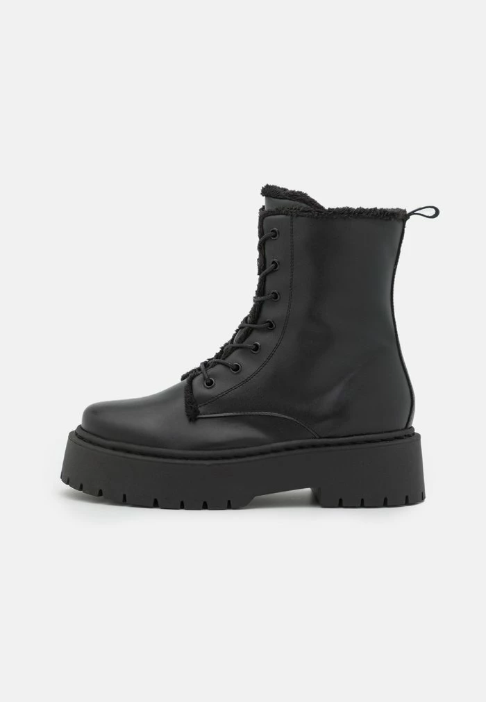 Zign WINTER BOOTIES LEATHER - Winter Boots - Black 4 Zign WINTER BOOTIES LEATHER - Winter Boots - Black - Image 2