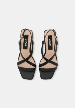 Zign LEATHER - Sandals - Black -Zign d2eccee9b93f44a7a8d775806d20f5e2