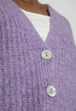 Zign WOOL BLEND JUMPER - Cardigan - Lilac 11 Zign WOOL BLEND JUMPER - Cardigan - Lilac -Zign d4060ba1e1d547f8aa2a272e06f6e0fc