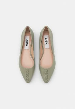 Zign Ballet Pumps - Khaki 13 Zign Ballet Pumps - Khaki -Zign d47efd1e6fbf423099b50b34d524ac5a