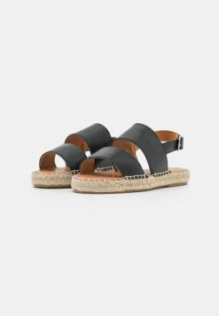 Zign LEATHER - Espadrilles - Black -Zign d4e61fa2f6c44988991c1d26bb054f29