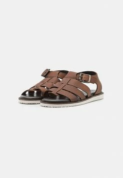 Zign LEATHER UNISEX - Sandals - Brown -Zign d58a261e7a88416f8a171d69359cdbdc