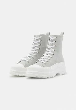 Zign LEATHER - Platform Ankle Boots - Beige -Zign d6c7971efed145c5a068f9c336179e57