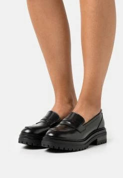 Zign LEATHER - Slip-ons - Black