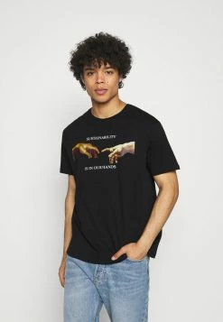 Zign Print T-shirt - Black