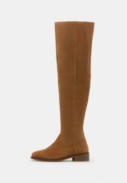 Zign LEATHER - Over-the-knee Boots - Cognac