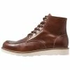Zign Lace-up Ankle Boots - Cognac -Zign d8f862aedc2d433daec154572522fa31