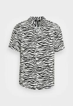 Zign UNISEX - Shirt - Black/white -Zign daf98f8dee13492d9377c7e34addc2b5