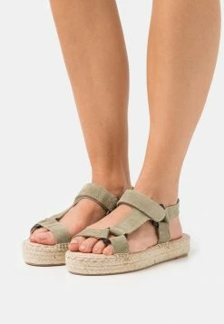 Zign LEATHER - Espadrilles - Khaki