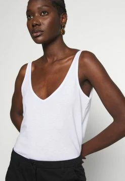 Zign V NECK CAMI - Top - White -Zign dbe187e1f7c04f0aa5a3dbc5892a7fa6