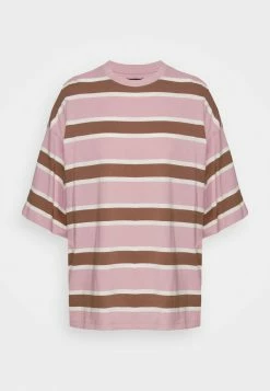REDEZIGN - Print T-shirt - Light Pink/brown