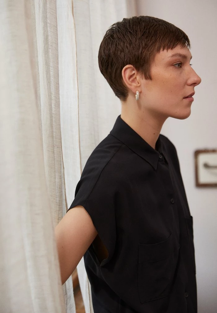 REDEZIGN - Shirt Dress - Black 5 REDEZIGN - Shirt Dress - Black - Image 3