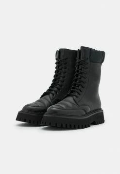 Zign WINTER BOOTS - SNOW BOOTS - Platform Ankle Boots - Black -Zign deb89153ce8749c4bf971523adc81a62