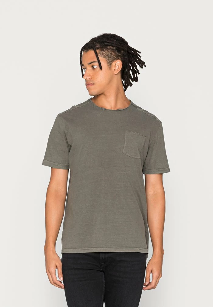 Zign RAW EDGE TEE RELAXED - Basic T-shirt - 603 3 Zign RAW EDGE TEE RELAXED - Basic T-shirt - 603