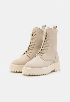 Zign Platform Ankle Boots - Beige -Zign e0f5174d36f0492f9d6ef15b26cdeffc