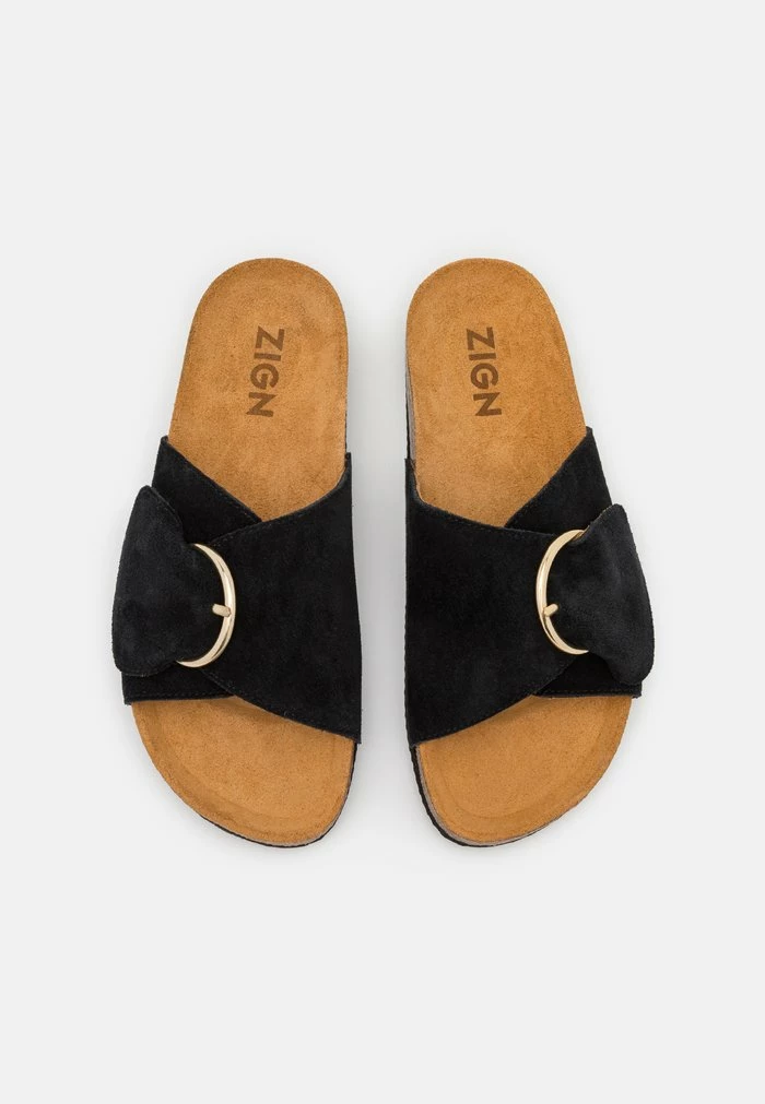 Zign Mules - Black 8 Zign Mules - Black - Image 6