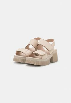 Zign LEATHER - Platform Sandals - Off-white -Zign e3394d351fb042908b841f773c45bea3