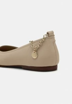 Zign Ankle Strap Ballet Pumps - Beige -Zign e76ba24b169e4322be17b7a0826e520f