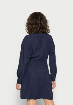 Zign Shirt Dress - Dark Blue -Zign e8473c7674874e1eaf97ecd788f823cb