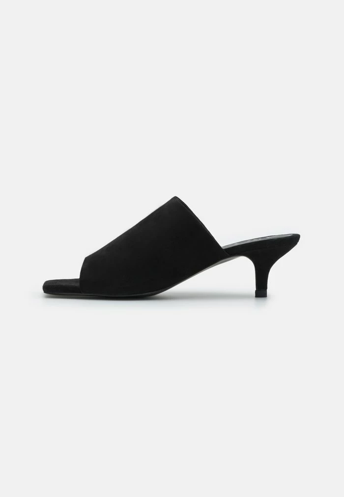 Zign LEATHER - Heeled Mules - Black 4 Zign LEATHER - Heeled Mules - Black - Image 2