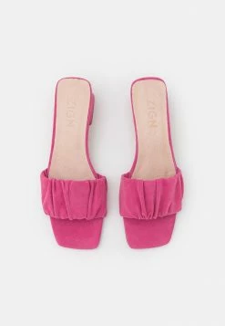 Zign LEATHER - Heeled Mules - Purple -Zign eb7c004589db4e25b4aed7fbbb7b9353