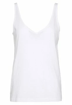 Zign V NECK CAMI - Top - White -Zign ec1ddfd7159e4747ac8211e75f76e483