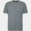 Zign DROP SHOULDER CREW - Basic T-shirt - Dark Grey -Zign eed9c7201e844afc83230f2937e3e69f