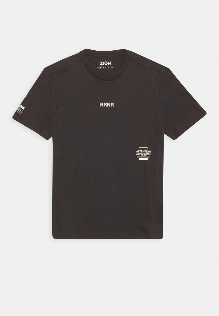 Zign Print T-shirt - Black 9 Zign Print T-shirt - Black - Image 7