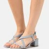 Zign LEATHER - Sandals - Light Blue -Zign f332b569211243f4a7594a21bdc1e09c