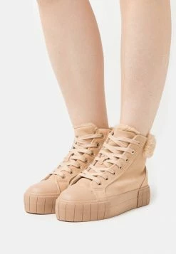 Zign LEATHER WINTER - High-top Trainers - Beige