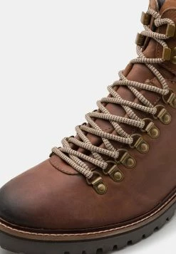 Zign LEATHER UNISEX - Lace-up Ankle Boots - Brown -Zign f4b3937bc58942fe91352ba486b2448b