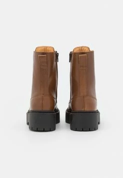 Zign Platform Ankle Boots - Cognac -Zign f535a3b8b4dc4a629d4de7474a147371