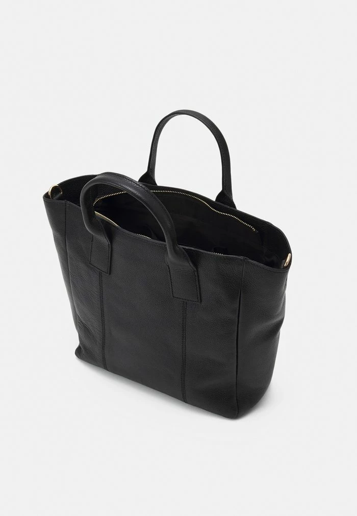 Zign LEATHER - Tote Bag - Black 5 Zign LEATHER - Tote Bag - Black - Image 3