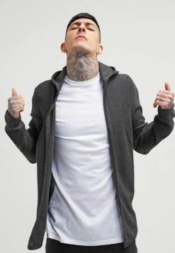 Zign Cardigan - Mottled Dark Grey