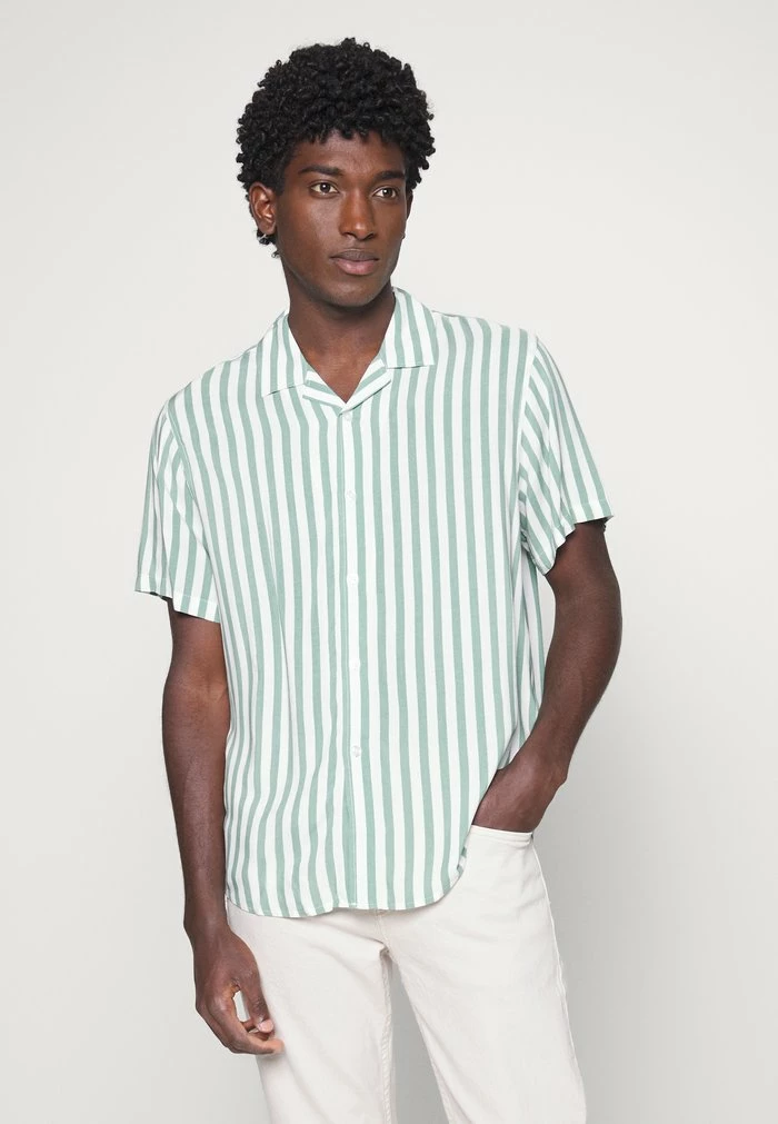 Zign UNISEX - Button-down Blouse - Mint/white 6 Zign UNISEX - Button-down Blouse - Mint/white - Image 4