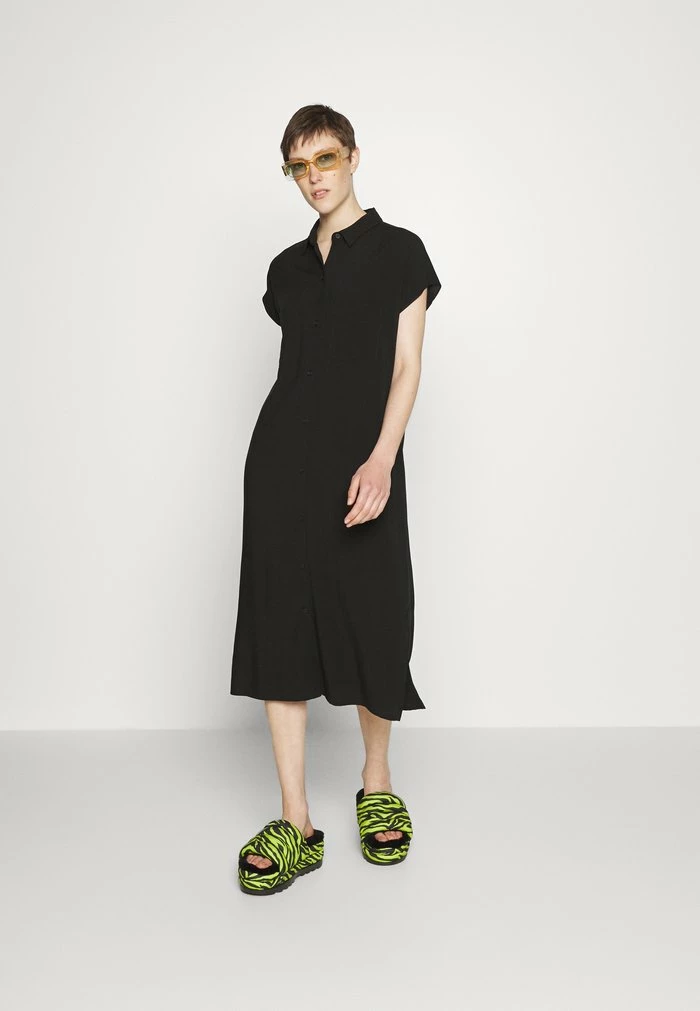 REDEZIGN - Shirt Dress - Black 4 REDEZIGN - Shirt Dress - Black - Image 2