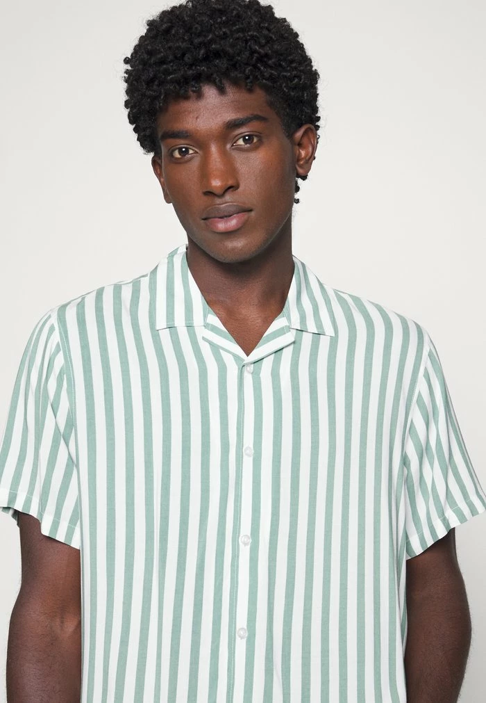 Zign UNISEX - Button-down Blouse - Mint/white 9 Zign UNISEX - Button-down Blouse - Mint/white - Image 7