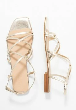 Zign LEATHER - Sandals - Gold -Zign f88e903f18474c6f8d0656eea39dbb7f